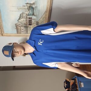 Sport TEK, KC Royal Short Sleeves Polo Shirt